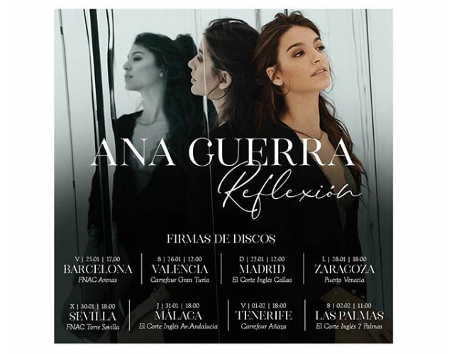 La artista se siente muy agradecida con sus fans Ana Guerra