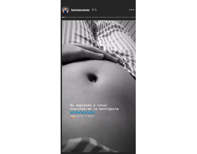 La influencer comparte las etapas de su embarazo por medio de instagram