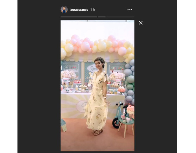 La influencer compartió el momento por instagram