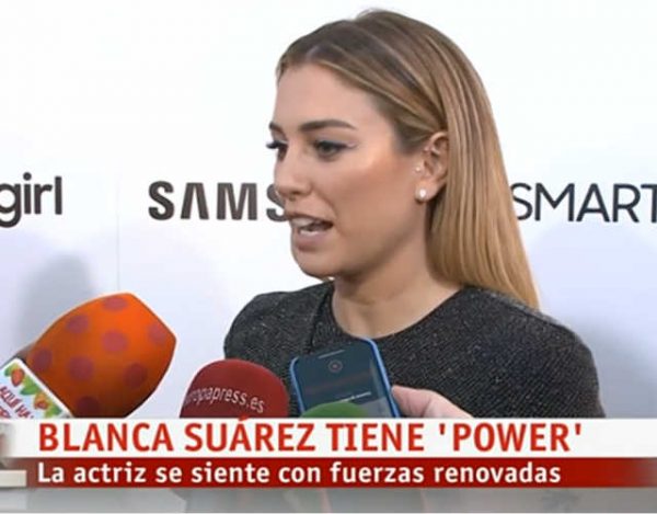Blanca Suarez esta atravesando un buen momento personal y profesional