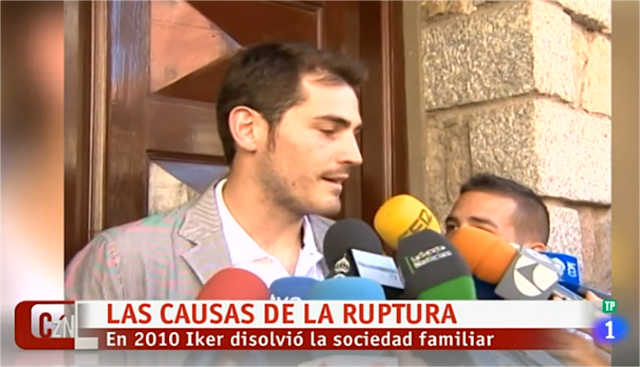 Iker Casillas parece haberse reconciliado con sus padres tras sus problemas de salud