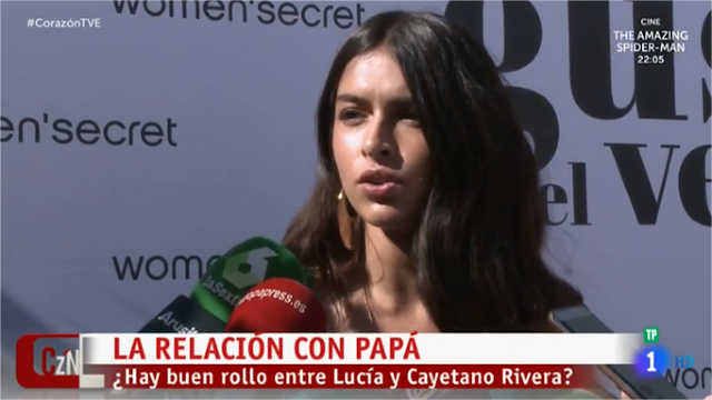 Lucia Rivera aclara que se lleva fenomenal con su padre Cayetano