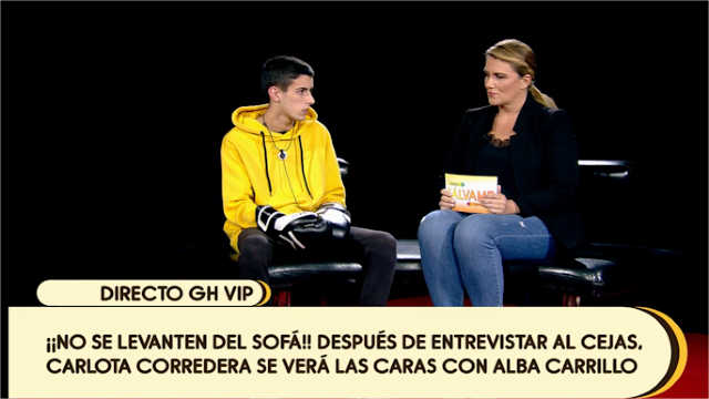 Carlota Corredera entrevista a Diego el Cejas